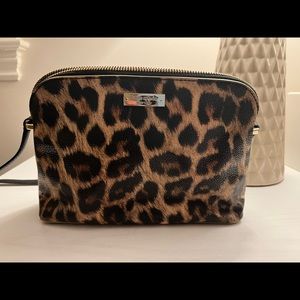 Kate Spade leather leopard crossbody bag